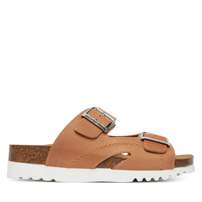 Klapki Scholl Moldava Wedge Ad MF23008 Brązowy -