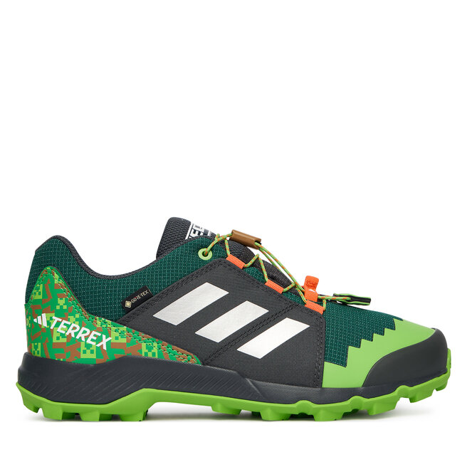 Trekkingi adidas Minecraft Terrex Gore-Tex Hiking JR1314 Zielony - dziecięce