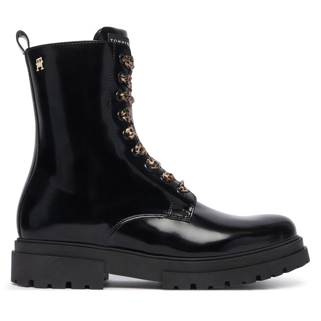 Trzewiki Tommy Hilfiger T4A5-35174-1453999 D Czarny - dziewczęce