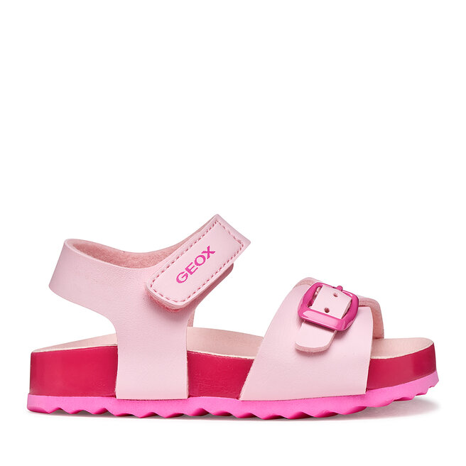 Sandały Geox B Sandal Chalki Girl B652RA 000BC C0808 M Różowy - dziewczęce