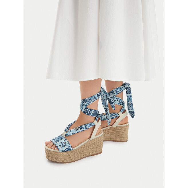 Espadryle Liu Jo Bali 03 SA6087 TX133 Niebieski - kobiece