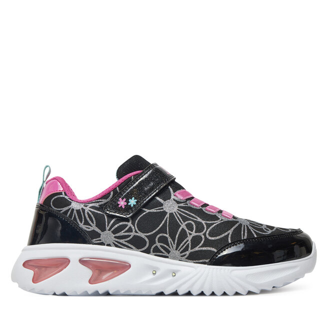 Sneakersy Geox J Assister G. A  J26E9A 0BLKN C0922 DD Czarny - chłopięce