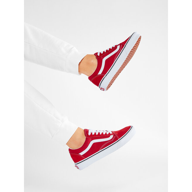 Tenisówki Vans Old Skool VN0A4BV5JV61 Czerwony - kobiece