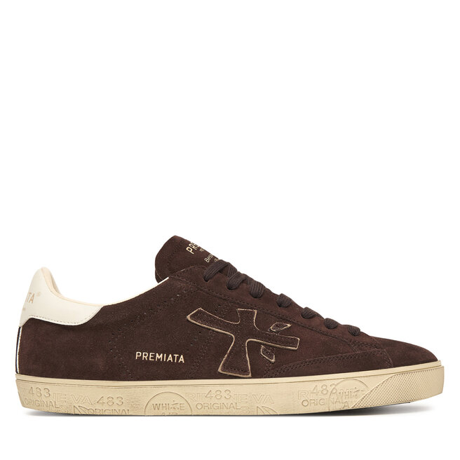 Sneakersy Premiata Steven Var 7897 Brązowy - męskie