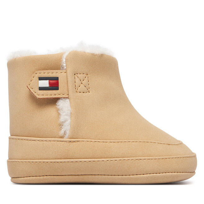 Śniegowce Tommy Hilfiger T0A5-35060-0700 Beżowy - chłopięce