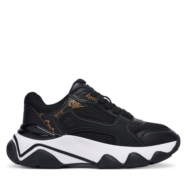 Sneakersy Guess FLTMZZ ELE12 Czarny - kobiece