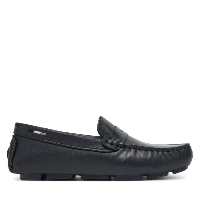 Mokasyny BOSS J51651 M Granatowy -