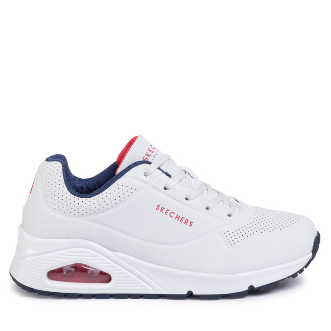 Sneakersy Skechers Uno Stand On Air 73690/WNVR Biały - kobiece