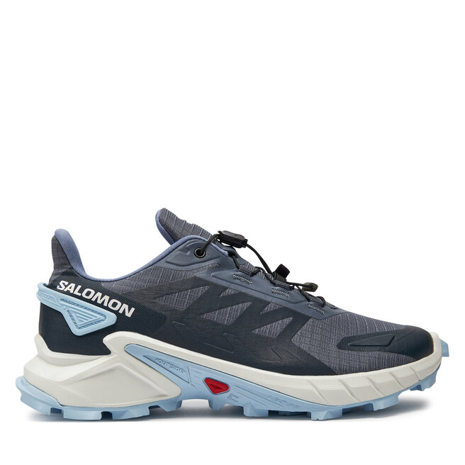 Buty do biegania Salomon Supercross 4 L47461700 Granatowy - kobiece