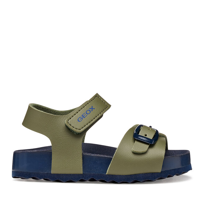Sandały Geox B Sandal Chalki Boy B652QA 000BC CD3F4 M Zielony - chłopięce