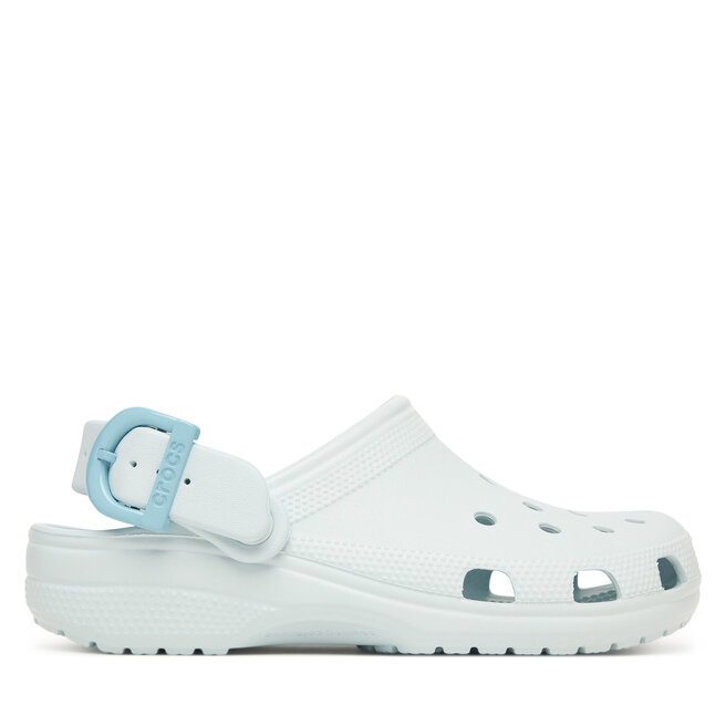 Klapki Crocs Classic Enamel Buckle Clog 213347 Niebieski jasny -
