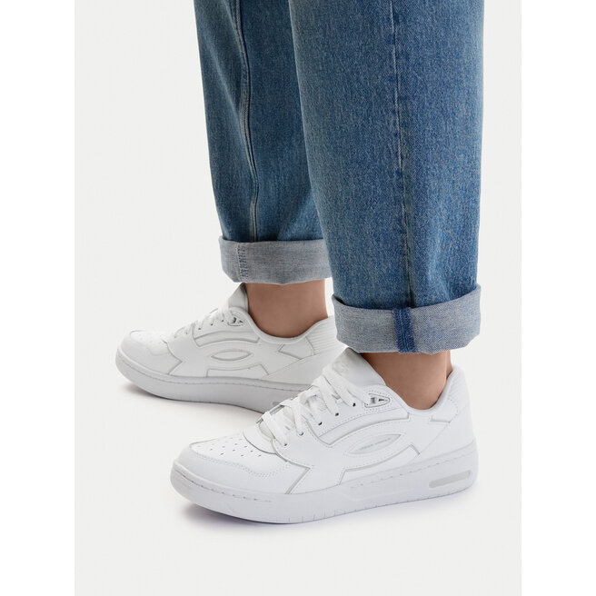 Sneakersy Under Armour UA Flex 6007037 100 Biały - męskie
