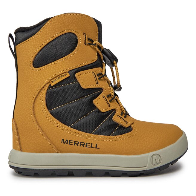 Śniegowce Merrell Snow Bank 4.0 Wtrpf Mk267146 Brązowy - chłopięce