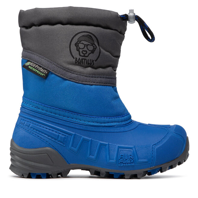 Śniegowce Boatilus Kd Hybrid Sport Lace HYBRID03 VAR.02SU Niebieski - chłopięce