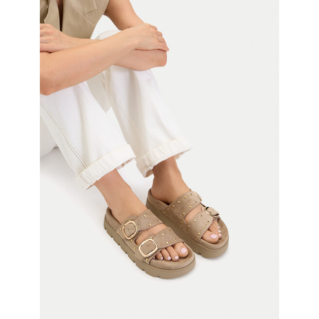 Klapki DeeZee CEO-HY35011-1 Beżowy -