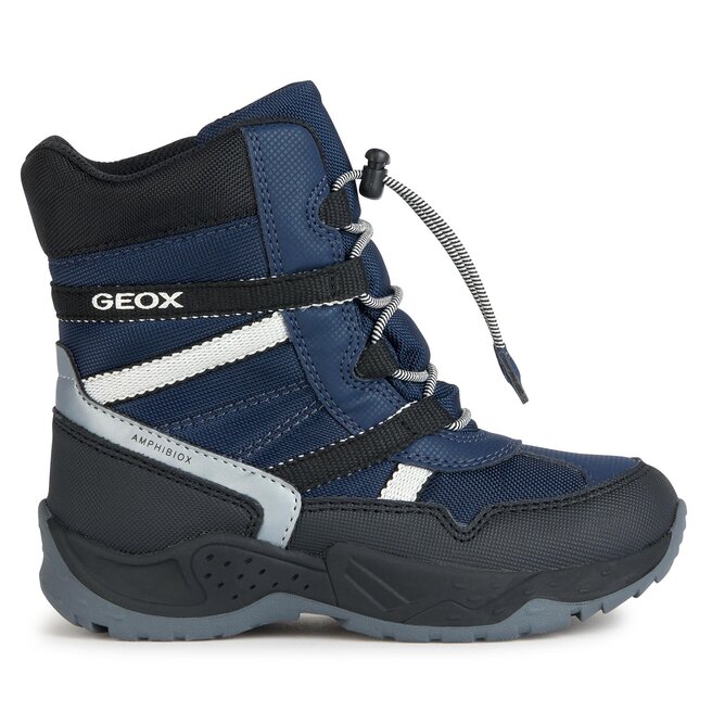 Śniegowce Geox J Sentiero Boy B Abx J26FSA 0FU50 C0832 M Granatowy - chłopięce