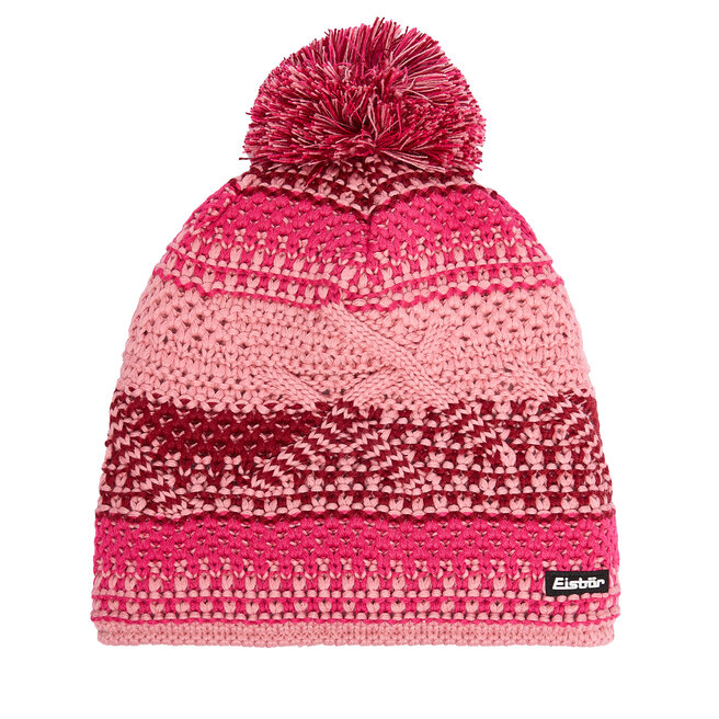Czapka Eisbär Brock Pompon 30759 450 Czerwony -