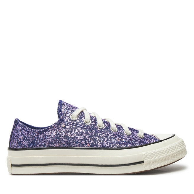 Trampki Converse Chuck 70 Glitter A11134C Granatowy - kobiece