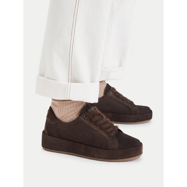 Sneakersy Beverly Hills Polo Club EO-WI16-LECCE-01 Brązowy ciemny - kobiece