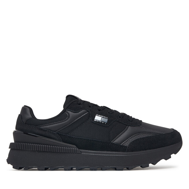 Sneakersy Tommy Jeans Tommy Jeans Mix Runner EM0EM01775 Czarny - męskie
