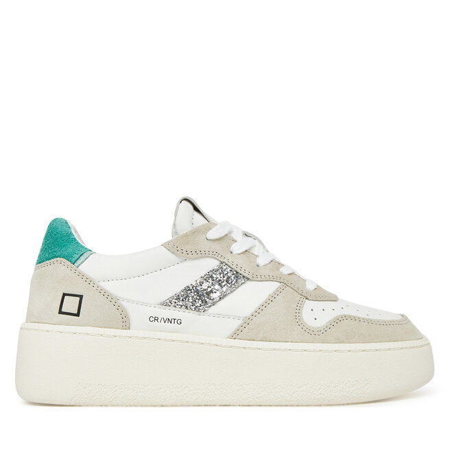 Sneakersy D.A.T.E. Court W421-CP-VC Biały - kobiece