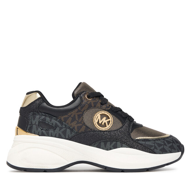 Sneakersy MICHAEL Michael Kors Zuma MK02656211 Brązowy ciemny - dziewczęce