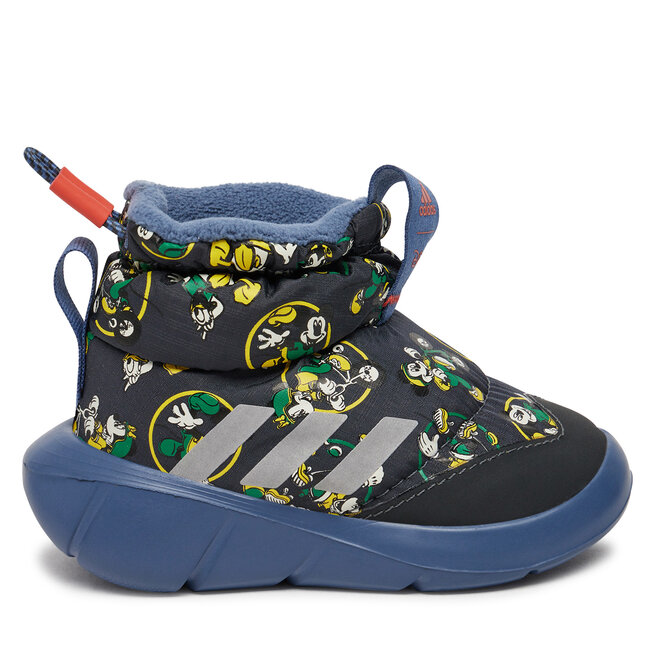 Śniegowce adidas Monofit Boot Mickey I IE6026 Szary - chłopięce