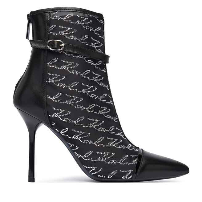 Botki KARL LAGERFELD Sarabande KL30976 Czarny - kobiece