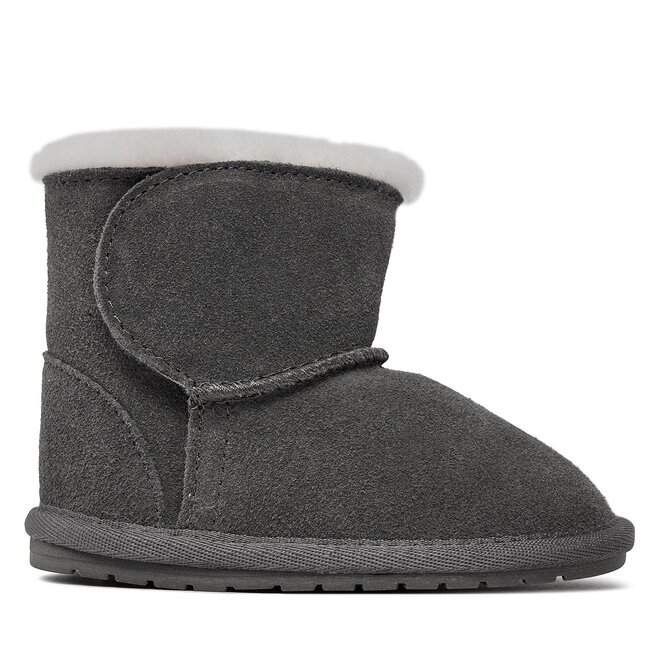 Śniegowce EMU Australia Toddle B10737 Szary - dziewczęce