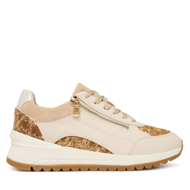 Sneakersy Geox D Desya D6600A 085QS C1122 Złoty - kobiece