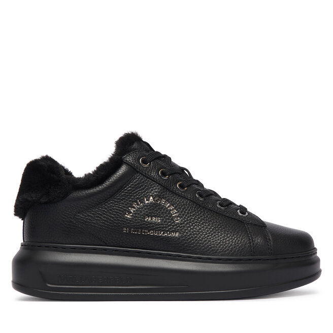 Sneakersy KARL LAGERFELD Kapri KL62536L Czarny - kobiece