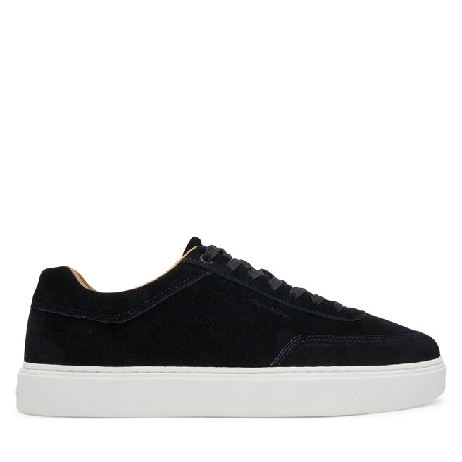 Sneakersy Calvin Klein Clean Cup Low Laceup Oxf Su HM0HM01880 Czarny - męskie