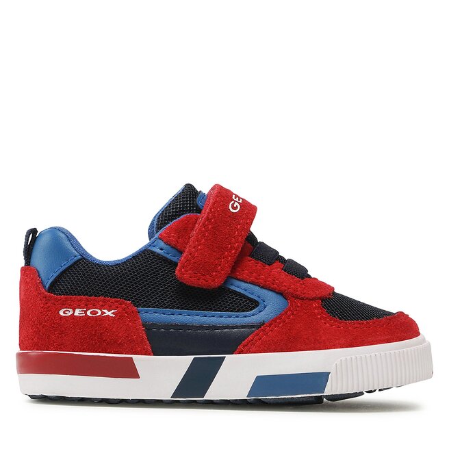 Sneakersy Geox B Kilwi Boy B35A7B01422C7217 M Czerwony - chłopięce