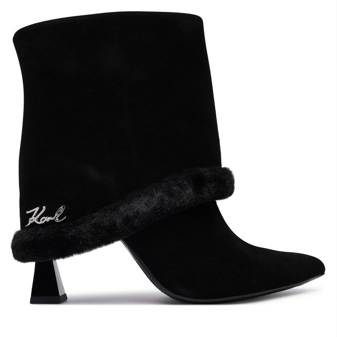 Botki KARL LAGERFELD Debutante KL32052 Czarny - kobiece