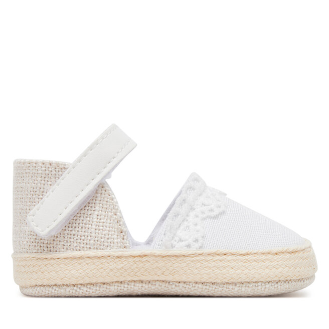 Espadryle Mayoral 9901 Biały - dziewczęce