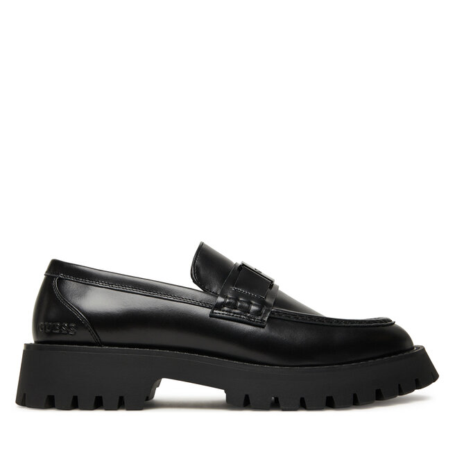 Loafersy Guess FMTGOR LEA14 Czarny - męskie