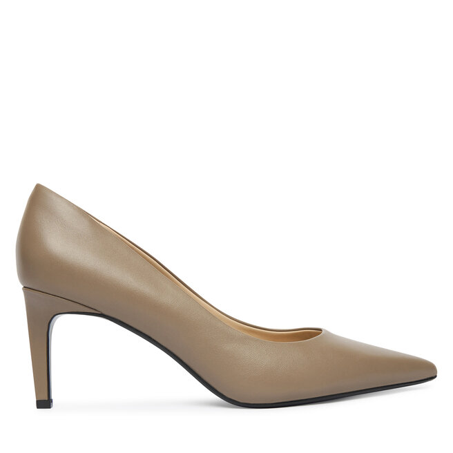 Szpilki Calvin Klein Ess Stiletto 70 HW0HW02607 Beżowy - kobiece