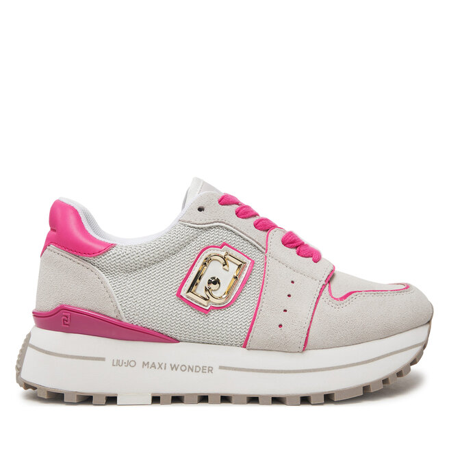 Sneakersy Liu Jo Maxi Wonder BA5029 PX027 Szary - kobiece