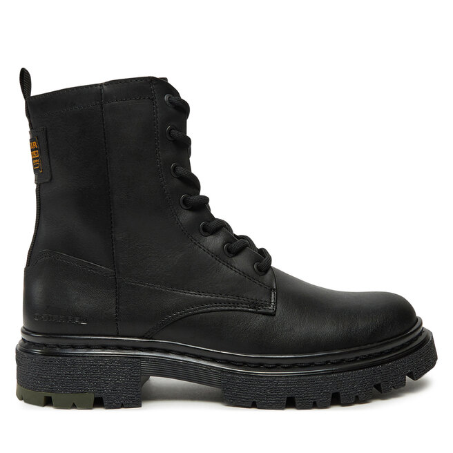 Trapery G-Star Raw Kafey Biker High W D26643 Czarny - kobiece
