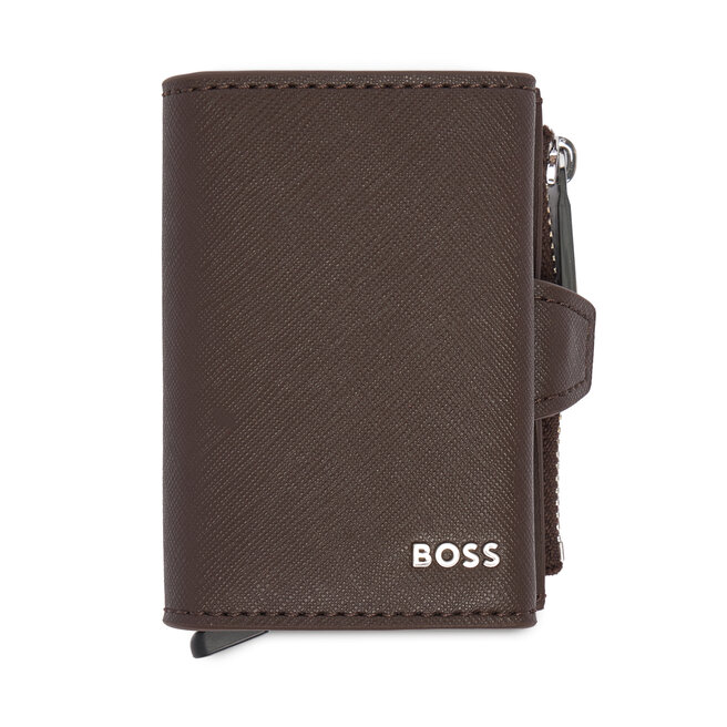 Etui na karty kredytowe BOSS Northon 50573524 Brązowy ciemny -