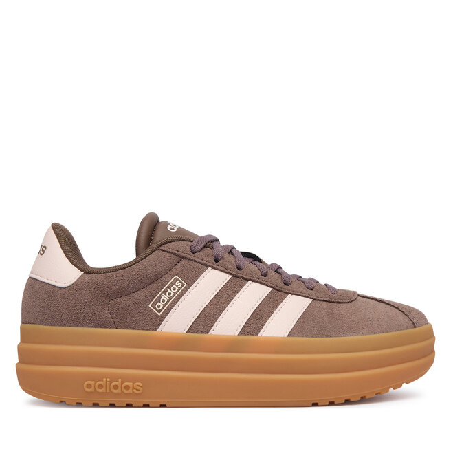 Sneakersy adidas Vl Court Bold Shoes IH9152 Brązowy - kobiece