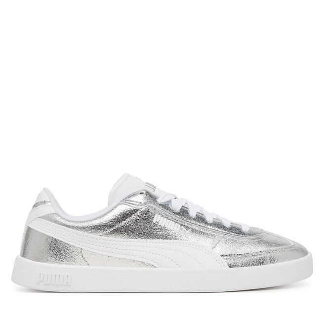 Sneakersy Puma Club II Era Metallic Whisper 404461 02 Srebrny - kobiece