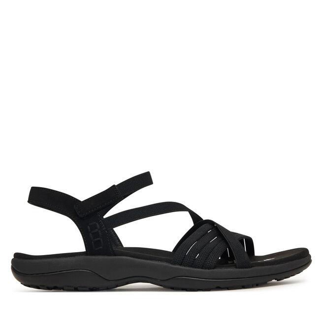 Sandały Skechers Reggae Slim-Summer Heat 163116/BBK Czarny - kobiece