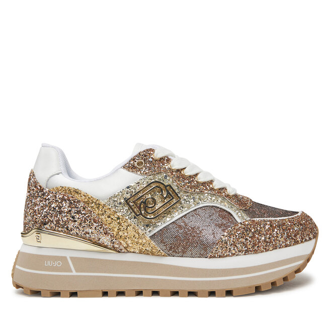Sneakersy Liu Jo Maxi Wonder BA5015 TX007 Złoty - kobiece
