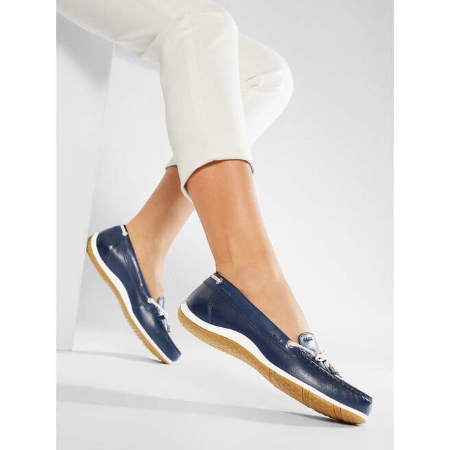 Mokasyny Geox D Vega Moc B D92DNB 043BC C4EA5 Granatowy -