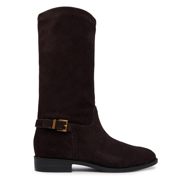 Kozaki MICHAEL Michael Kors Harleigh Mid 40F6HRMB5S Brązowy - kobiece