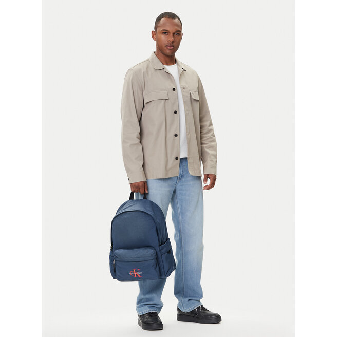Plecak Calvin Klein Bold Round Backpack LV04D3114G Granatowy -