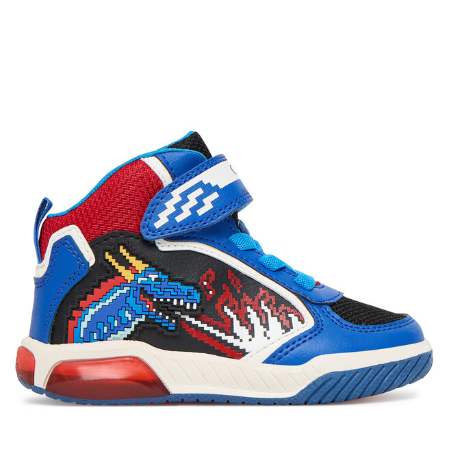 Sneakersy Geox J Inek J569CA 05411 C0833 M Niebieski - chłopięce