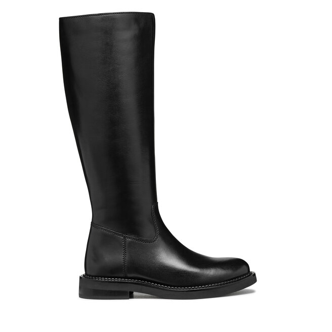 Oficerki Geox D Serilda D46WYA 00043 C9999 Czarny - kobiece