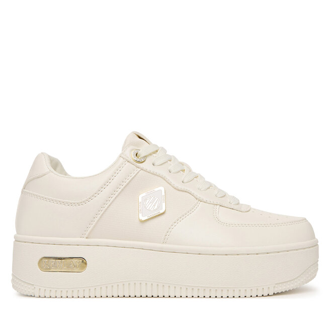Sneakersy REPLAY GWZ5O.000.C0201S Biały - kobiece